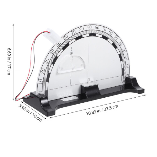 1 Set Refraction Demonstrator Metal Instrument Foldable White 1