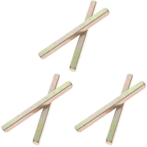 6Pcs Easy Install Golden Door Handle Spindle Bars Replacement 1