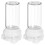 2Pcs Transparent Ant Water Feeder Cups Glass Plastic Durable Daily Use 1
