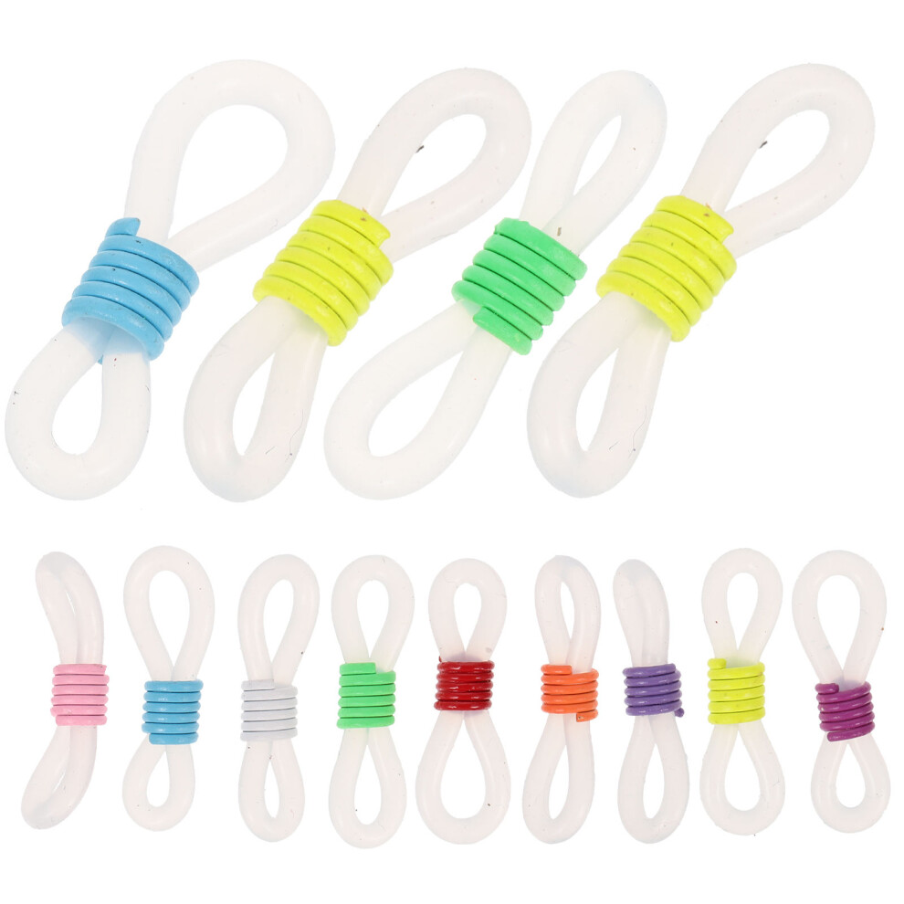 Inoomp 100Pcs Eyeglass Chain Ends For Sunglasses Holder And Glass Strap