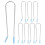 8Pièces Pinces Remplacement Bigoudis Chauds Pratiques En Acier 4