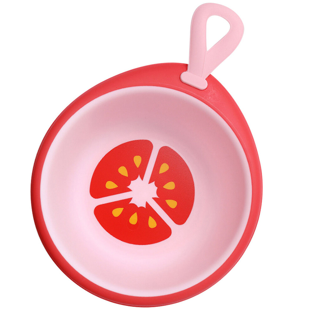 Inoomp 1Pc Thickened Red Pp Plastic Cartoon Infant Washbasin For Kids