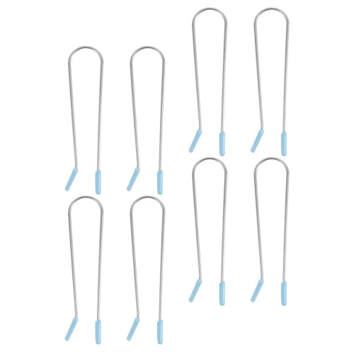 8Pièces Pinces Remplacement Bigoudis Chauds Pratiques En Acier