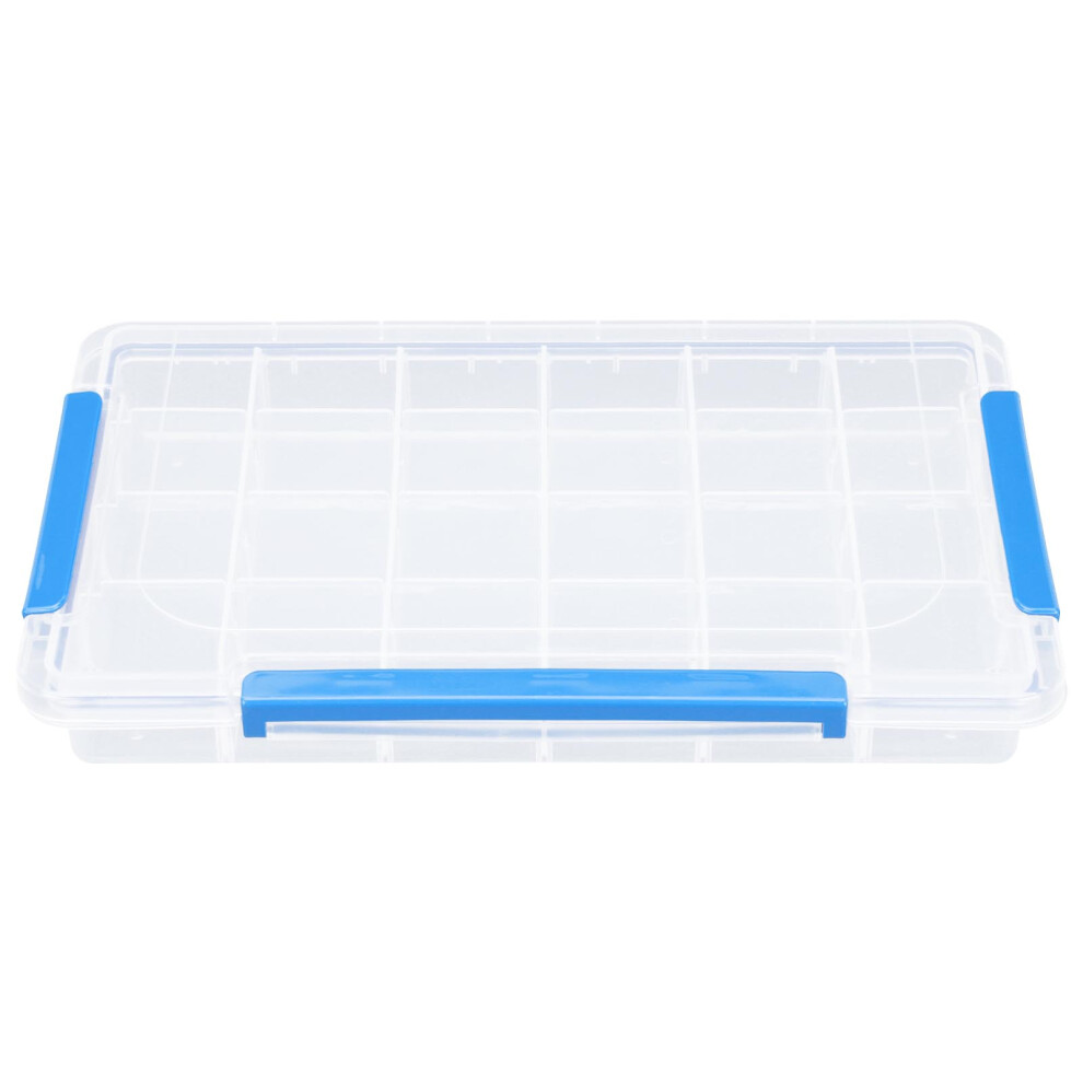 Inoomp 1Pc Portable Plastic Medicine Storage Box Divided Organizer For Pills
