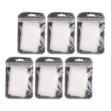 60Pcs Portable Nail Art Fiber White Premium DIY Fingernail Extension