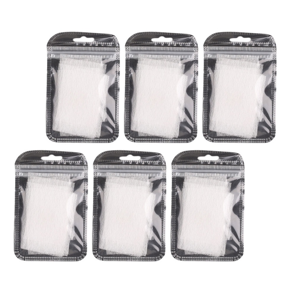 Inoomp White 60Pcs Portable Nail Art Fiber Premium Diy Fingernail Extension