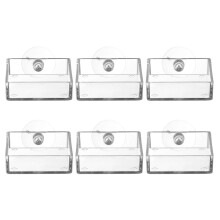 Raindrops Feeding Plates Transparent Square 6pcs 2.55x2.55x0.79in