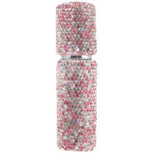 Exquisite Pink Mini Travel Perfume Bottle Glass Plastic Metal