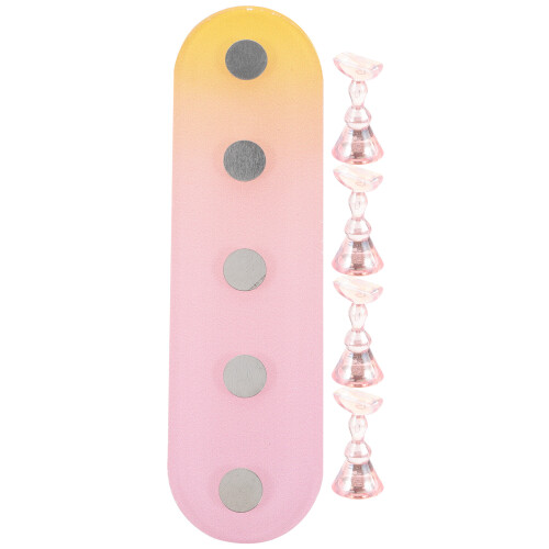 decorative nail display holders set for training and beauty use