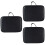 3Pcs Black Hair Clipper Storage Box Shockproof Shaver Carrying Case 6