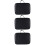 3Pcs Black Hair Clipper Storage Box Shockproof Shaver Carrying Case 8