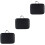 3Pcs Black Hair Clipper Storage Box Shockproof Shaver Carrying Case 5