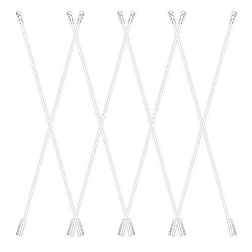 8pcs white plastic vertical blind wand for venetian blinds