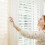 8pcs white plastic vertical blind wand for venetian blinds 9