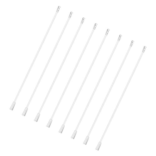 8pcs white plastic vertical blind wand for venetian blinds 2