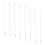 8pcs white plastic vertical blind wand for venetian blinds 4