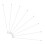 8pcs white plastic vertical blind wand for venetian blinds 5