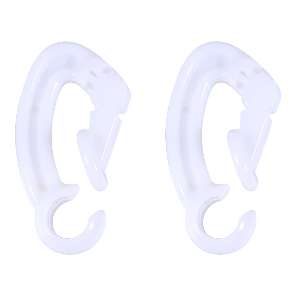 4Pcs Anti-Lost Earphone Hooks Adjustable Wireless Earphone Clips White 013748064968