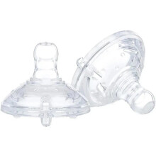 Nuby Medium Flow Anti Colic Bottle Teats 4 Pack