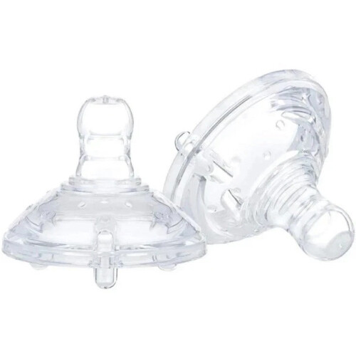 Nuby Nuby Medium Flow Anti Colic Bottle Teats 4 Pack