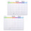 Magnetic Whiteboard Fridge Magnetic Writing Boards Multi 2pcs 8