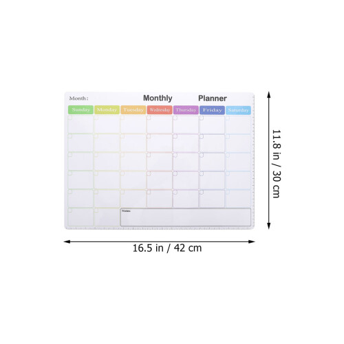 Magnetic Whiteboard Fridge Magnetic Writing Boards Multi 2pcs 1