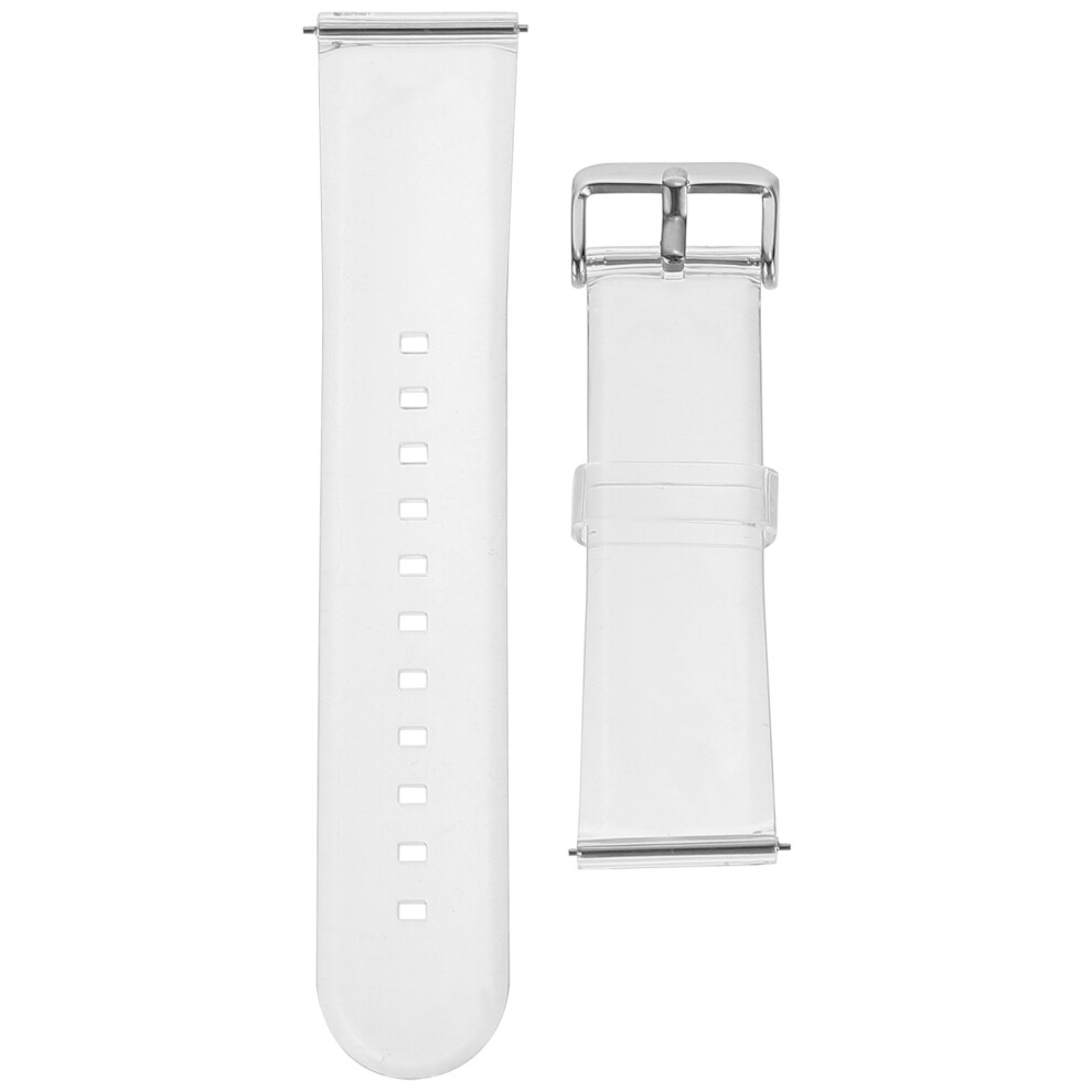2Pcs Adjustable Universal Watch Band For Smartwatch White 013748034459