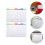 Magnetic Whiteboard Fridge Magnetic Writing Boards Multi 2pcs 3