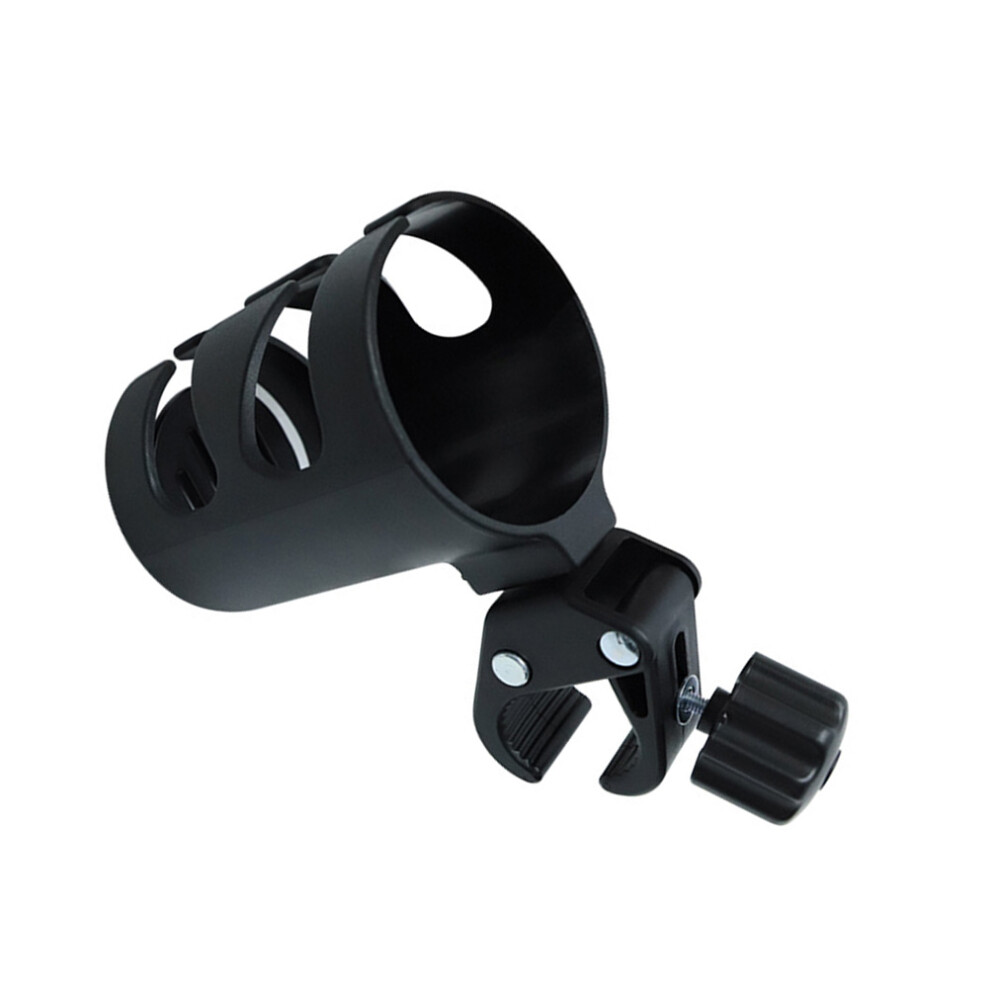 Compact Bike Stroller Bottle Holder Safe Durable Pp Plastic Black Iplusmile