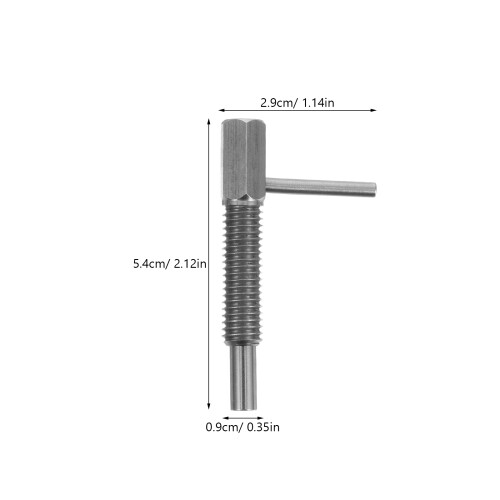 Bell Plunger Clear Außen Dichtungsknopf Pin 1