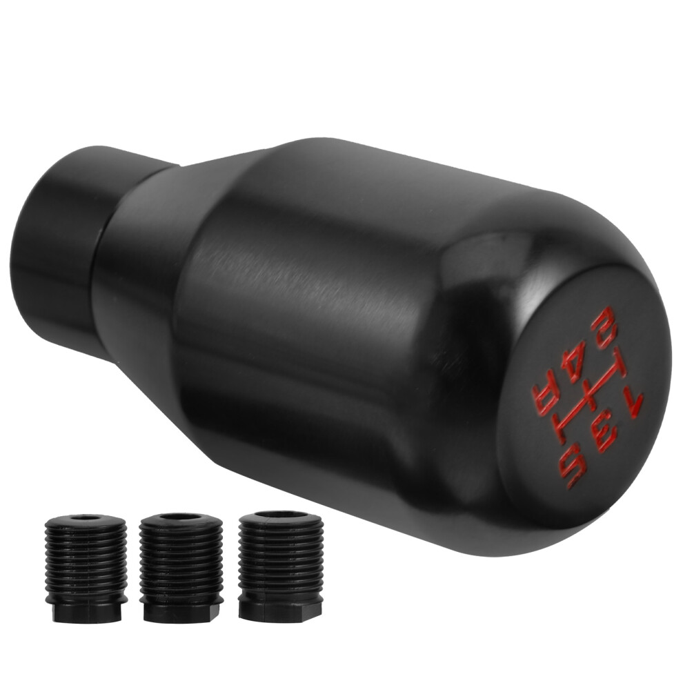 1Set Car Gear Shift Knob Replacement Aluminum Smooth Shifting Black 3072457416366