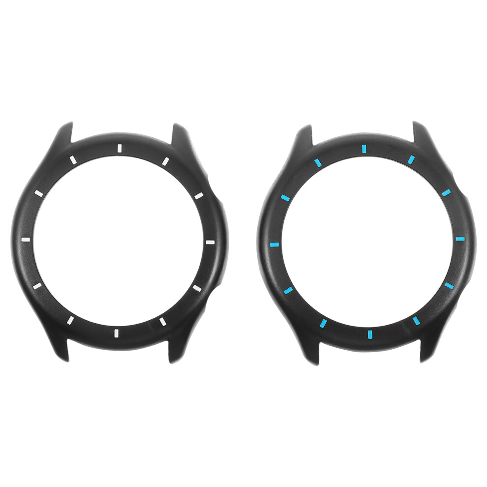 4Pcs Anti-Scratch Watch Protective Shell Lightweight Watch Case Black 013609847631