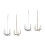 4Pcs Electric Drill Stirring Rods Assorted Color Durable Cement Mixer 4