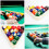 2Pcs ABS Pool Table Billiard Triangle Rack Durable Ball Holder 10