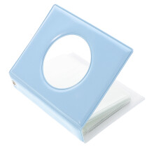 Sky-Blue PVC Photo Binder Mini Album Durable Photocard Organizer