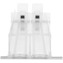1Set Smooth Polished Plastic Drink Pusher for Fridge Shelf Storage Use