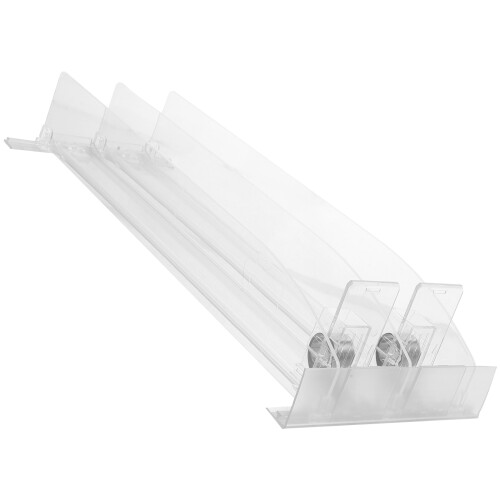 1Set Smooth Polished Plastic Drink Pusher for Fridge Shelf Storage Use 2