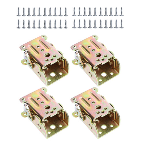 4pcs 90 Table Leg Hinge Coffee Table Folding Table Steel