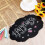 6Pièces Mini Tableau Noir Suspendu Double Face En Bois Pour 10
