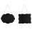 6Pièces Mini Tableau Noir Suspendu Double Face En Bois Pour 1