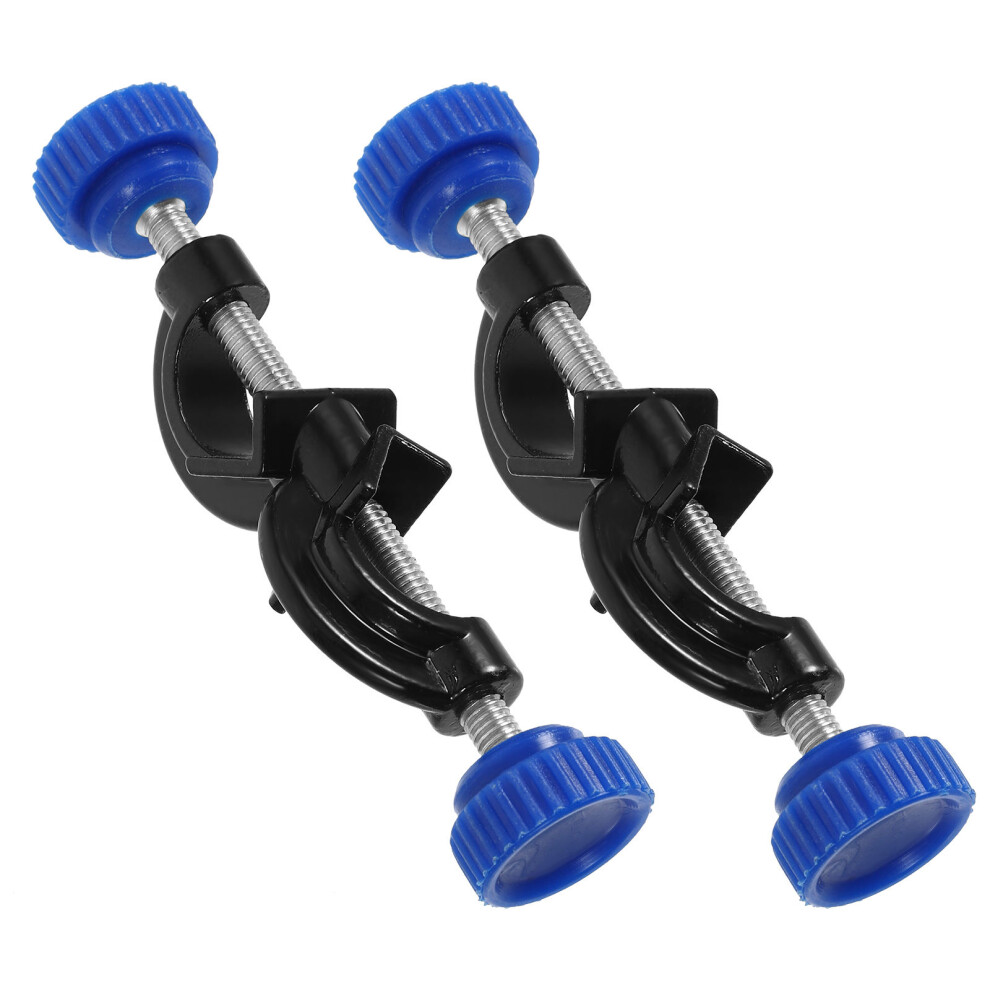 2Pcs Adjustable Aluminum Iron Lab Clamp Holder Multi-Color Strong Grip 3062623066983