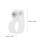 1Ensemble Clips Nylon Blanc Pour Câbles Décoratifs Vis Acier Inox 2