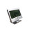 Desk Alarm Clock World Time Function Modern Silver 1pack 5