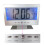 Desk Alarm Clock World Time Function Modern Silver 1pack 4