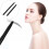 2Pcs Mini Black Double-Ended Eyebrow Makeup Brush Angled Cosmetic Tool 11