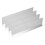 4Pcs Silver Aluminum Roof Diverters Gutter Splash Guards for Home Use 7