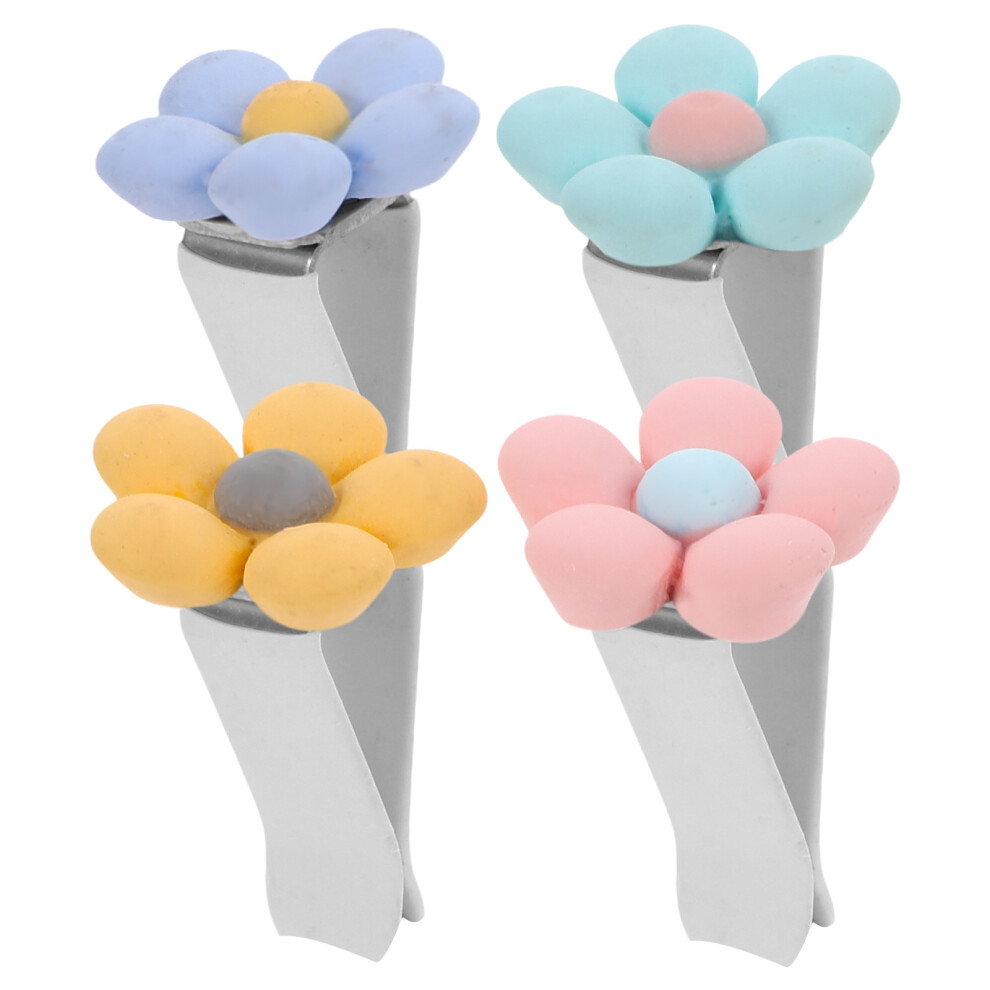 4Pcs Abs Air Freshener Car Clips Assorted Colors Stylish Vent Clips 3061505847979