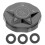 Lightweight Black Bike Fork Lid Aluminum Alloy Replaceable Part 9