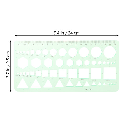 Geometric Stencils Circle Template For Drawing Set Architectural 2