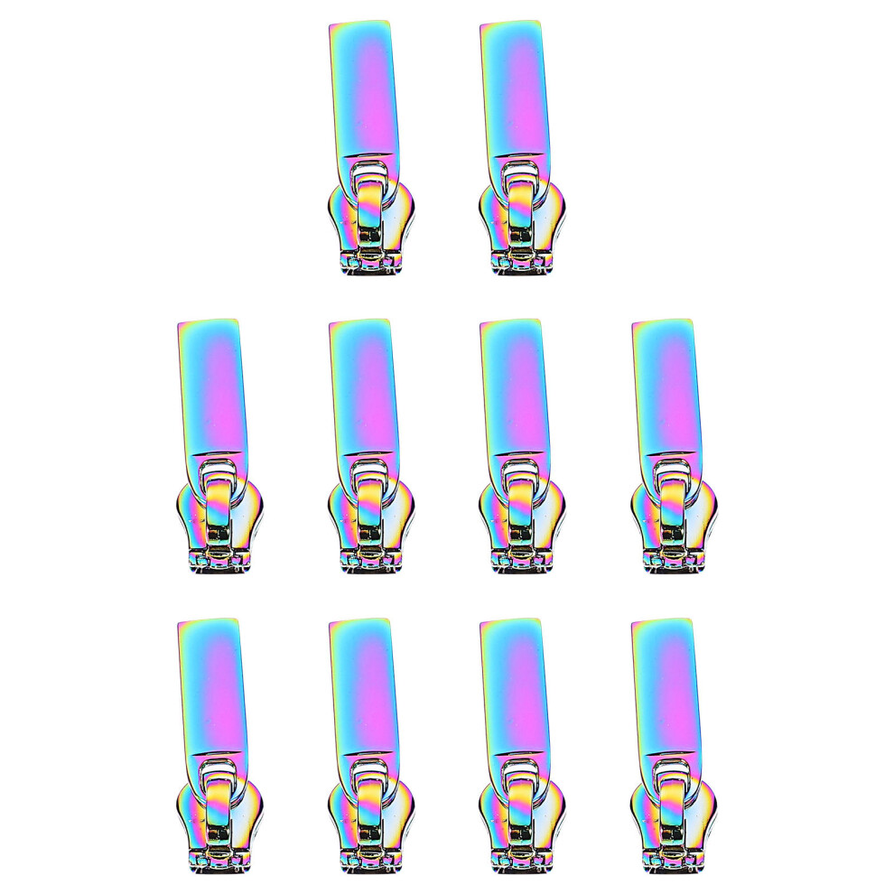 10Pcs Metal Zipper Fixers Diy Pull Tabs For Backpacks Clothing 3111993763104